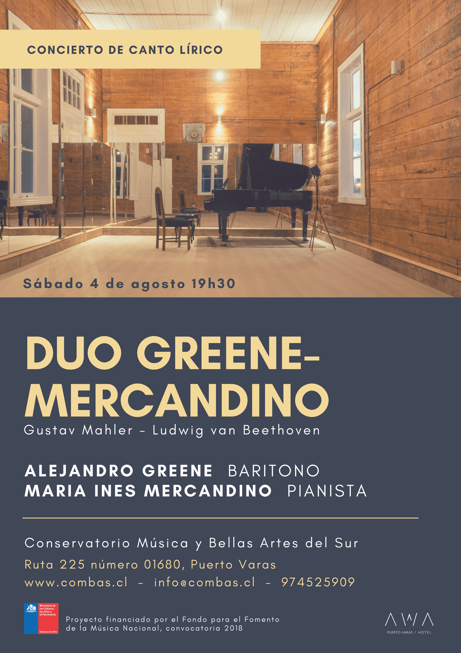 Duo Greene Mercandino presents Gustav Mahler & Ludwig van Beethoven