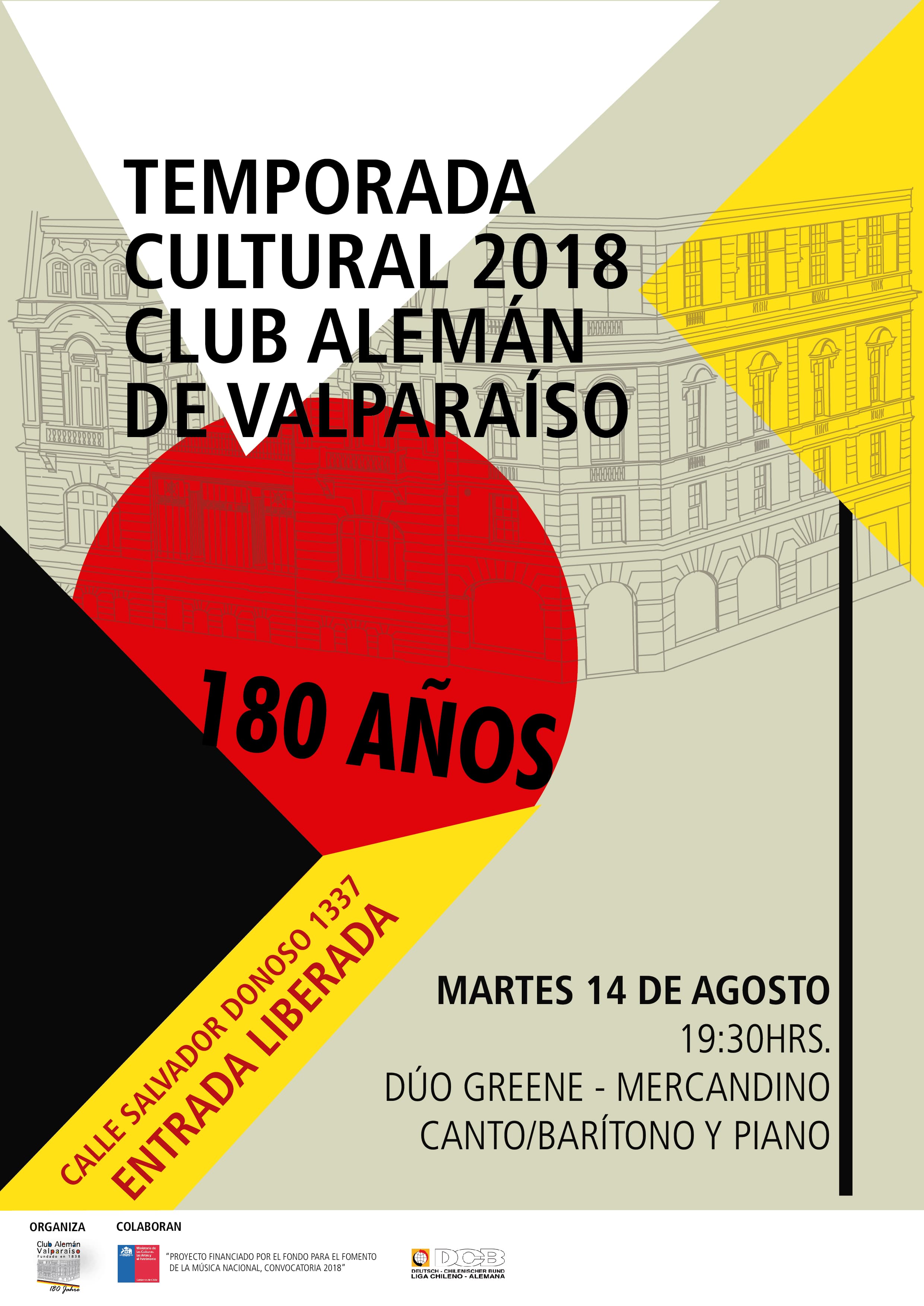 2018 Cultural Season at the German Club of Valparaíso